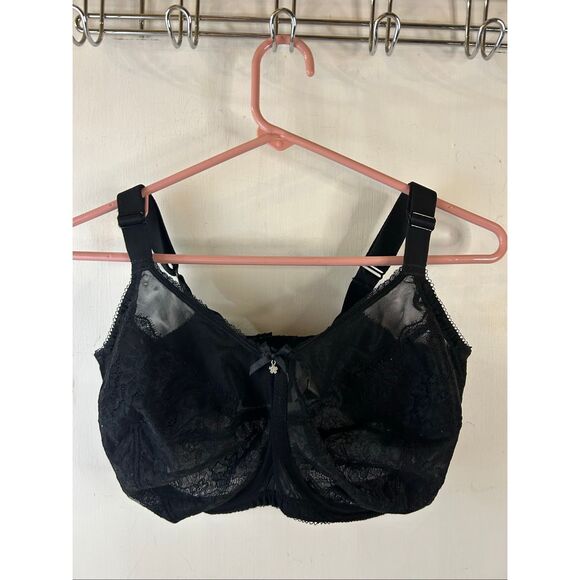 Wacoal black lace 38I bra rn#855186 - Picture 2 of 8